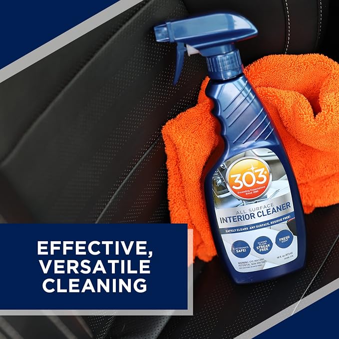 Cleans interior surfaces with a residue-free finish. Safe on touchscreens, LCDs, and glass.