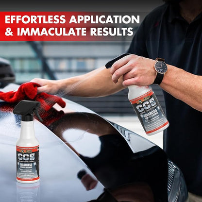 CCS Multi Surface Cleaner - Bug Remover for Motorcycles, Cars, Trucks, RVs, Boats - Polymer Chain Clear Coat Ceramic Alternative - Top Coat Shine and Protection Technology (CCS Starter Pack)