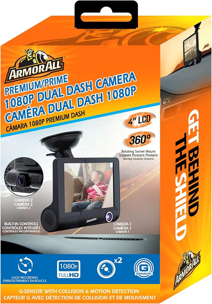 Xtreme ARMORALL Dual Lens Dash CAM