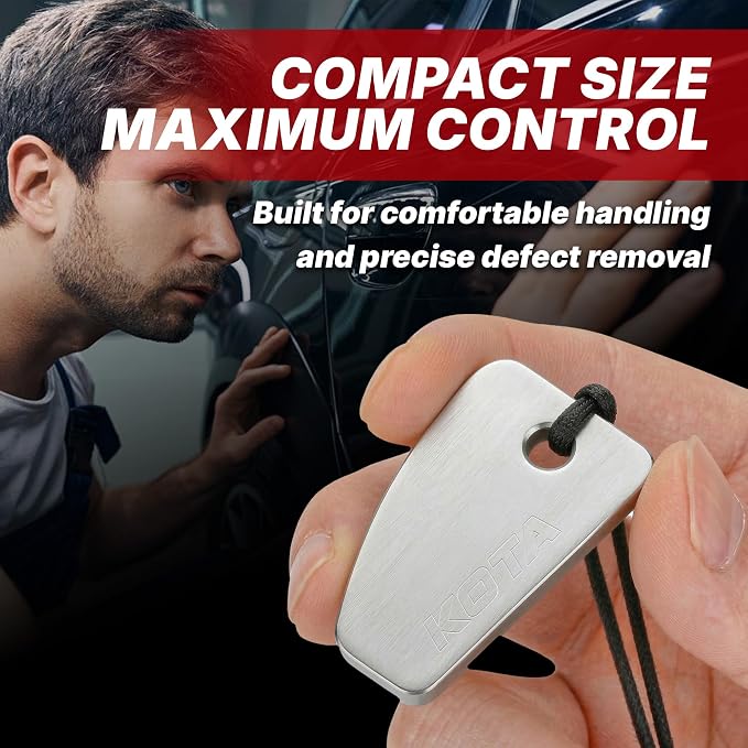 Shark Blade Denibbing Tool – Paint Run Removal Block with Denibbing Blade for Dust Nibs, Drips, Sags, Overspray & Imperfections, 60825, – Pro Auto Body & Wood Finishing Tool
