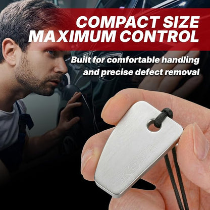 Shark Blade Denibbing Tool – Paint Run Removal Block with Denibbing Blade for Dust Nibs, Drips, Sags, Overspray & Imperfections, 60825, – Pro Auto Body & Wood Finishing Tool