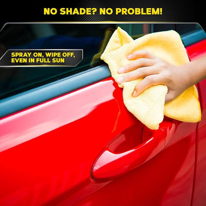 Meguiar's G7716 Gold Class Carnauba Quik Wax, Special Blend for Richness and Shine, Clear Coat Safe Meguiar's Quik Wax, Spray that Leaves Lasting Results without Residue, 16 Oz Containe (Pack of 6)