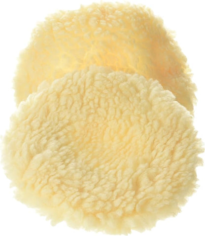 WEN 6010A45 6-Inch Synthetic Wool Polishing Bonnets, Two Pack
