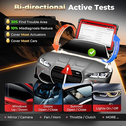 Launch X431 Scanner PRO5 J2534 Pr0gram ECU Coding, Topology, 60+ Services, Bi-Directional All System Scan Tool, CANFD DOIP, 200+ Brands, Guided Functions, 10+ High-end Features, BST360 Included