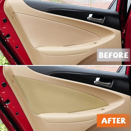 RUIANTE 4pcs Door Panel Cover Trim Replacement Compatible for Sonata 2009-2014 Car Interior Accessories (Beige)