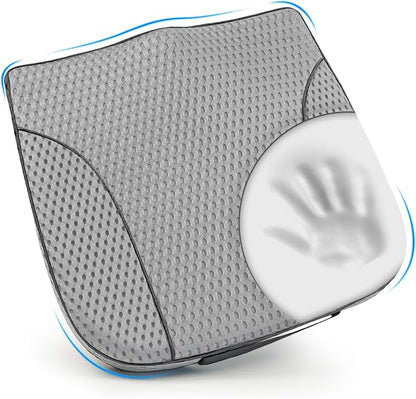Lofty Aim Car Seat Cushion, Comfortable Memory Foam Seat Pillow for Driving, Sciatica-Back Pain Relief, Cushion for Car-Truck, Office, Wheelchair - Mesh Gray