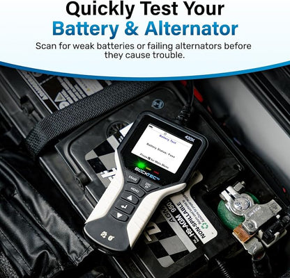BLCKTEC 420X OBD2 Scanner Diagnostic Tool, Read and Clear Check Engine Light, Car Code Reader for All OBDII Cars 1996 and Newer, Comes with Bluetooth Topnotch App On iOS & Android