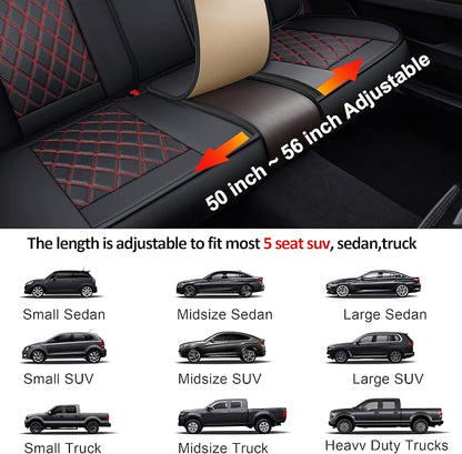 MIROZO Seat Covers for Car,Waterproof Seat Cover Full Set Vehicle Cushion Cover Automotive Seat Protector Breathable Universal Fit for Most Sedan, Truck and SUV for Tacoma CX5 Chevy