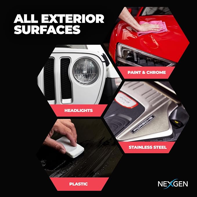 Nexgen Quick Detail Spray (16oz) - Ultimate Spot Cleaner & Ceramic Coating Maintenance - Instant Car Detailing for Freshly Waxed Shine - Car Cleaning Supplies - Protects & Extends Paint Lifespan