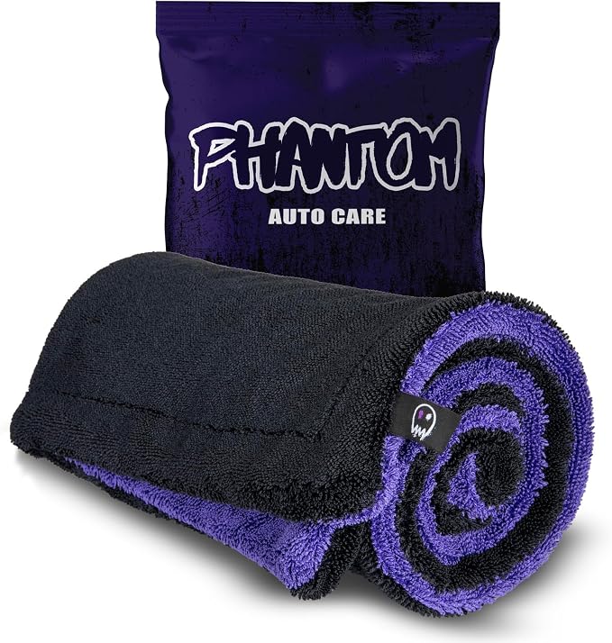 Microfiber Car Drying Towel - 1600 GSM Large 24" x 36", Ultra-Absorbent Twisted Loop, Streak-Free Drying for Cars Trucks & SUVs