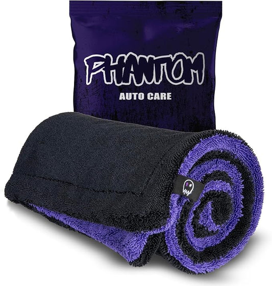 Microfiber Car Drying Towel - 1600 GSM Large 24" x 36", Ultra-Absorbent Twisted Loop, Streak-Free Drying for Cars Trucks & SUVs