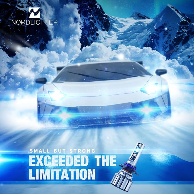 9012 Bulbs, 600% Brightness 9012 Fog Light 6500K Xenon White Extremely Super Bright Plug & Play with Cooling Fan (Pack of 2)