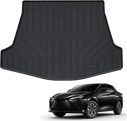 All Weather Cargo Mat Fit for Lexus RZ 2026 2025 2024 2023 TPE Trunk Liner for RZ Accessories All Season Odorless Anti-Slip Black