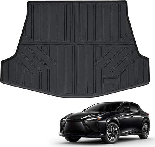All Weather Cargo Mat Fit for Lexus RZ 2026 2025 2024 2023 TPE Trunk Liner for RZ Accessories All Season Odorless Anti-Slip Black