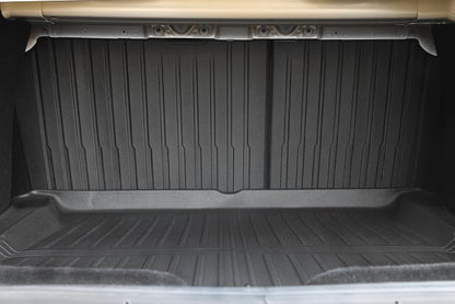 SUPER LINER Tesla Model 3 Floor Mats 2025 2026 2024 | Custom Fit All-Weather 8-Piece Set TPE Material | Tesla Model 3 Highland Floor Mats&Seatback Mats&Cargo Liner, Trunk&Interior Accessories