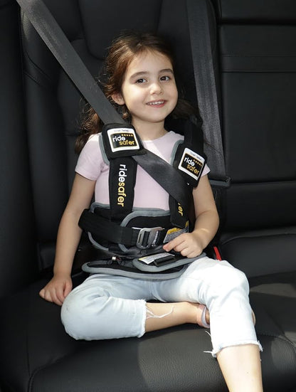 RideSafer Gen 5 - Extra Large Blue, Lightweight, Compact, Portable Car Seat - Perfect for Travel and Everyday Child Safety