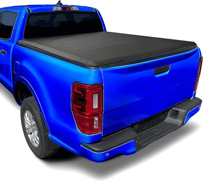 Tyger Auto T1X Soft Roll-Up in Fabric Truck Bed Tonneau Cover Compatible with 2019-2023 Ford Ranger | 5' (61") Bed | TG-BC1F9066X