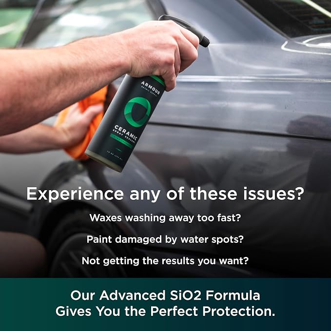 Armour Detail Supply Ceramic Spray Sealant Coating - Superior Automotive Protection, Safe on all Vehicles, Ultra Hydrophobic