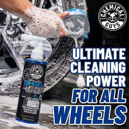 Chemical Guys Wheel Cleaner Spray Signature Series - Safe for Gloss Finishes, Chrome, Painted, Powder-Coated, and Clear-Coated Wheels - Removes Brake Dust and Road Grime - 16 oz