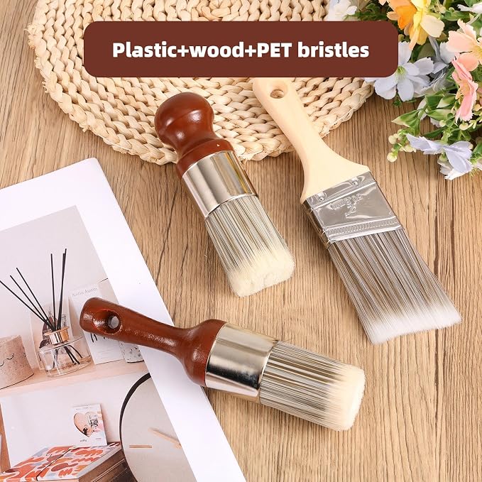 3pcs Leather Furniture Salve Brush, 3 Styles Ergonomic Leather Furniture Cleaning Brush Durable Salve Wax Brushing Repair Tool for Home Car Polishing Wax Application