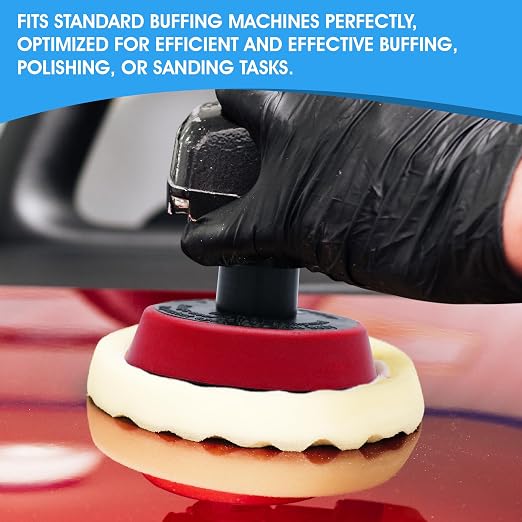 S.M. Arnold Professional 3-Inch Micro Hook Backing Plate - Durable, Versatile for Buffing, Polishing, Sanding | Compatible with Rotary Machines | Ideal for Automotive & Industrial Applications