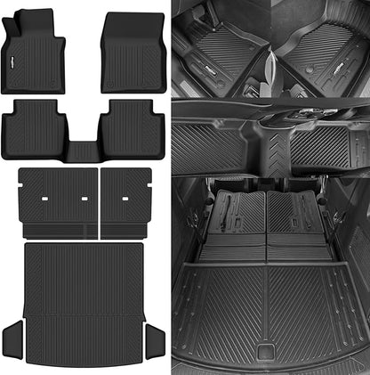 Floor Mats for Mazda CX-50 Gas 2023-2025 2026(Not for Hybrid), Trunk Mat and Backrest Mat All Weather TPE Protector for Mazda CX-50 Accessories