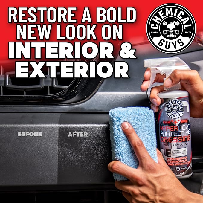 Chemical Guys G6 HyperCoat High Gloss Protectant Dressing, For Vinyl, Rubber, Plastic, Tires and Trim, Gloss Dressing Restores Shine & Protection for Cars, Trucks, Motorcycles, SUVs and RVs, 16 oz