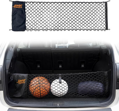 TacoNets Envelope Cargo Net for Subaru Outback - Fits 2015-Current - Upgraded 5mm Bungee - Integrated Storage Bag - Heavy Duty Hooks - Designed in USA