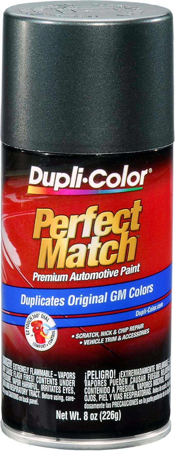 Dupli-Color Perfect Match Premium Automotive Paint, Storm Gray (M), 8 oz