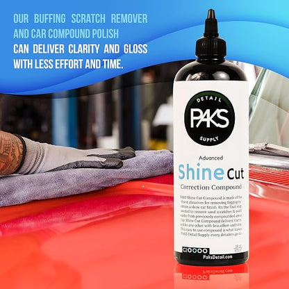 Heavy Cut Compound 16 oz Car Scratch Remover for Deep Scratches, Premium Compound for Heavy Swirl and Oxidation Removal, Car Buff Out Scratch for Paint Correction Kit, High Abrasion