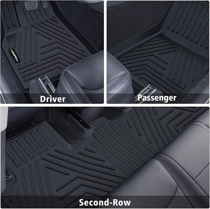 Floor Mats Cargo Liner with Backrest Mat & Front Rear Cargo Mat for 2025 2026 New Model Y Juniper,TPE Rubber Liners Full Set Automotive Mats for 2025 New Model Y Accessories