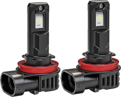 H11 Bulbs, H11 H8 H9 Fog Light Bulbs 400% Bright 6500K Xenon White 24000LM Fanless Wireless Plug and Play (Pack of 2)