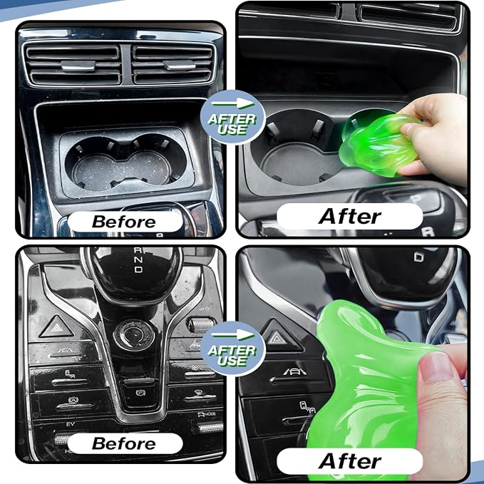 Car Cleaning Gels, Super Clean Clean Putty Dust Cleaner Kit, Auto Detailing Tools Cleaning Putty Car Interior Cleaner, Keyboard Cleaner, Cleaning Slime Car Cleaning Supplies Gift for Men Women