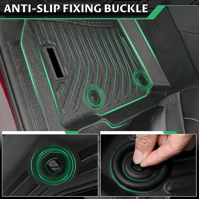 Floor Mats & Cargo Mat for Jeep Grand Cherokee 2022-2025, Grand Cherokee Laredo/Overland/Limited/Trailhawk/Summit Reserve/Summit/Altitude,ONLY 5 Seat,NOT WK or L or 4xe, TPE Grand Cherokee Accessories