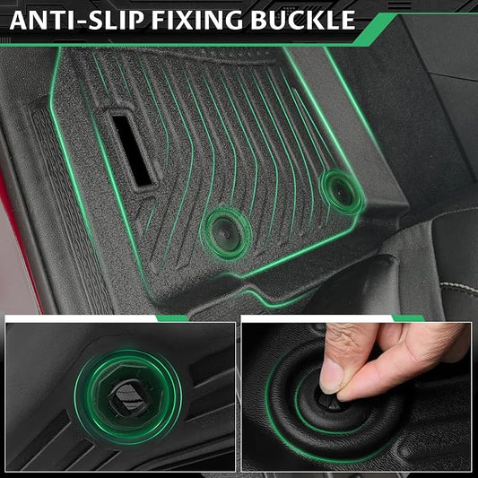 Floor Mats & Cargo Mat for Jeep Grand Cherokee 2022-2025, Grand Cherokee Laredo/Overland/Limited/Trailhawk/Summit Reserve/Summit/Altitude,ONLY 5 Seat,NOT WK or L or 4xe, TPE Grand Cherokee Accessories