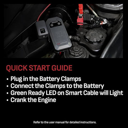 Schumacher Electric 12V Lithium Jump Starter & Power Pack - Portable 1500A Battery Jumper with 10W Wireless Charging, USBA/USBC Fast Charging & Multi-Mode LED Flashlight - 4-in-1 SL1674