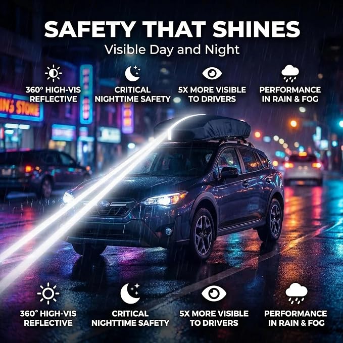 Roof Box Cover, Heavy-Duty 600D Oxford Fabric that is Waterproof, dustproof, UV-Resistant, and Scratch-Resistant, Roof Box Covers Universal Fit for Thule, Perflex, Yakima Brands. (77x35x17 inches)