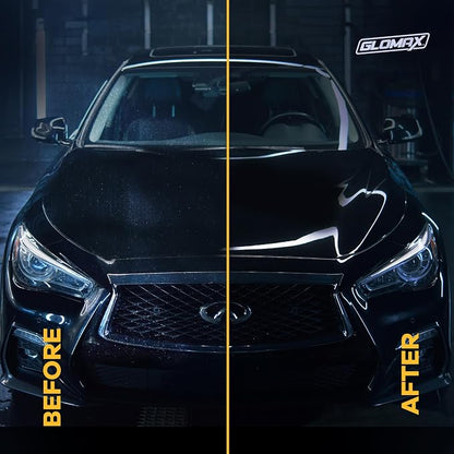 Premium Ceramic Coating for Cars with UV Protection (16 oz) – Extremely Hydrophobic & Slick Car Wax Spray, Long-Lasting, Quick & Easy Application, Maximum Gloss & Shine.