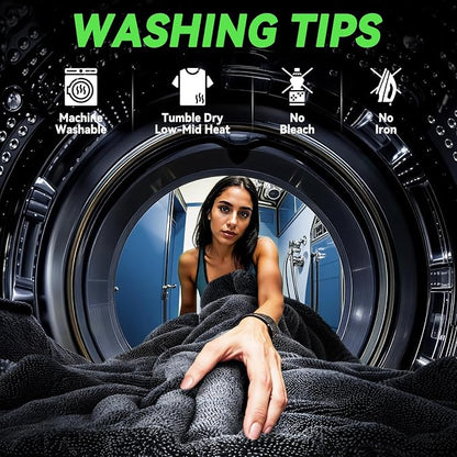 2-Pack Microfiber Towels for Cars 36"x24", Extra Large Ultra Absorbent Car Wash Drying Towels Detailing Supplies for SUVs and Trucks, No Streaks, Spots or Scratches