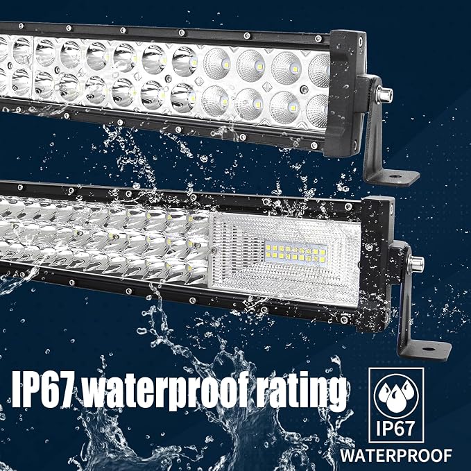 LED Light Bar Kits - 32Inch Light Bars with 4 in LED Pods&Wiring Harness 12V 24V Driving Lamp Roof Bumper Off Road Work Light for Truck Camper Wagon Car Pickup Tractor Golf Cart ATV UTV SUV