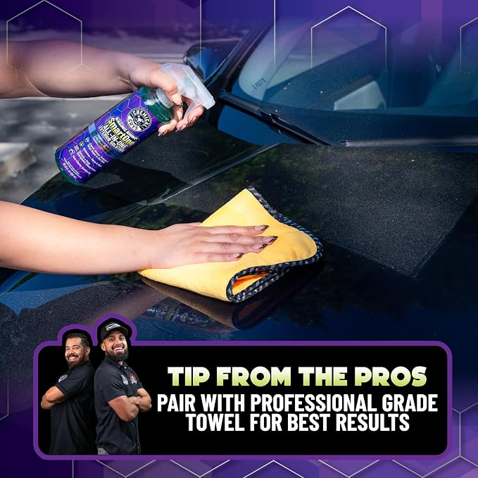 Chemical Guys Raging Rhino Waterless Car Wash, Quick Detailer Spray And Wipe Exterior Cleaner, 2 Pack, 20 Oz Each