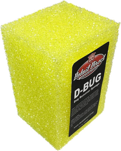 D-Bug Scrubber Sponge for Car Detailing, Yellow