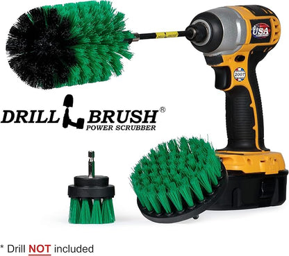 Kitchen Cleaning Supplies with Long Reach Extension - Oven Scrubbing Complete Kit - Microwave Cleaning Tools - Countertop Scrubber Brush Set - Fridge Cleaner and Scrubbing Tools - Kitchen Sink Brush