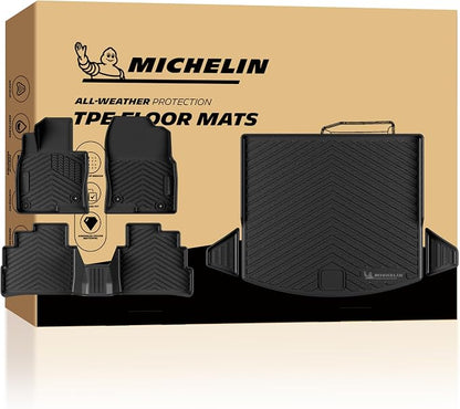 Michelin Vehicle Mats, All-Weather TPE Custom Fit Liner for 2017-2025 Mazda CX-5 (4 Piece), Premier