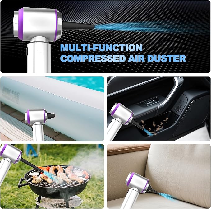 Cordless Handheld Car Vacuum, 22000PA Strong Suction Mini Vacuum, 100000 RPM Brushless Motor, 4-in-1 Portable Vacuum for Car Detailing, Pet Hair, Home, Office, Sofa, Carpet, Stairs, Couch
