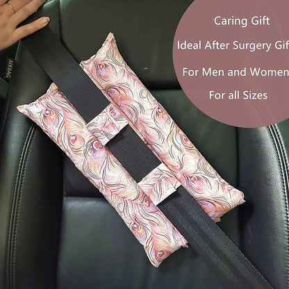 KANICER Post Heart Surgery Seatbelt Pillow, Mastectomy Pillow, Port Pillows for Chemo Patients, Hysterectomy Must Haves, Heart Surgery C-Section Recovery
