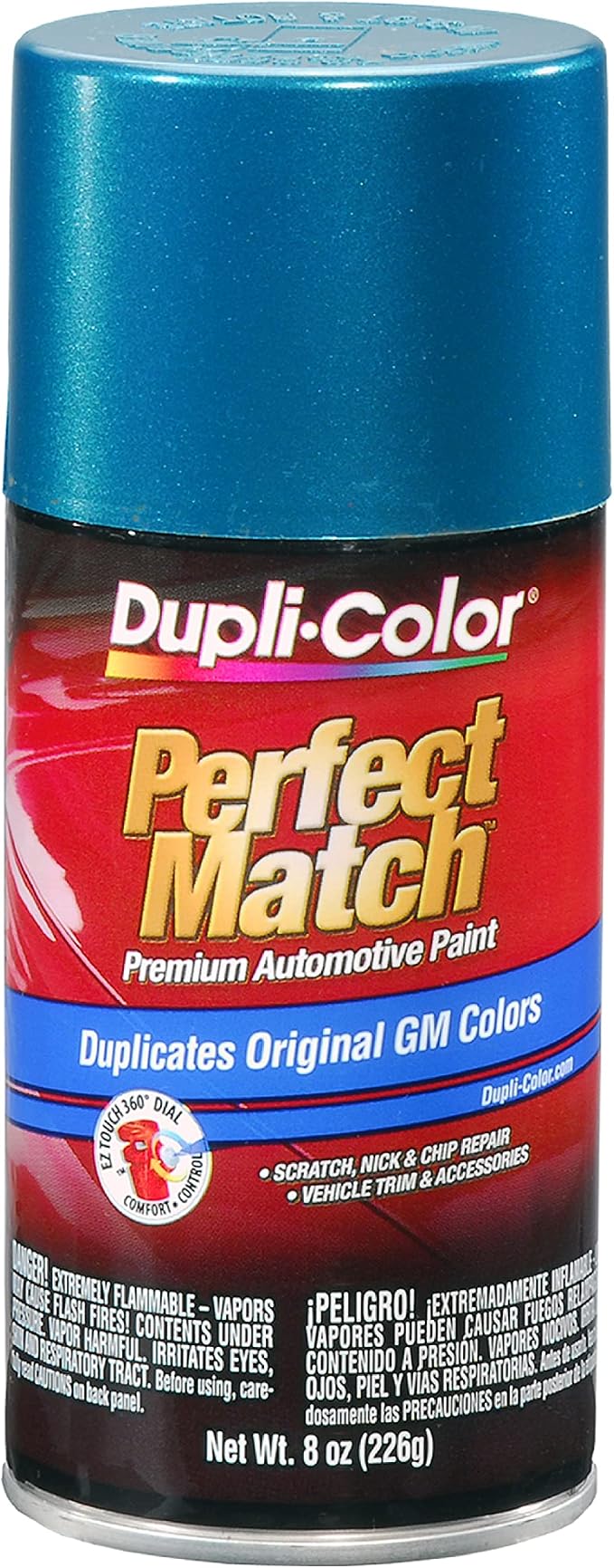 Dupli-Color Perfect Match Premium Automotive Paint, Bright Aqua (M), 8 oz