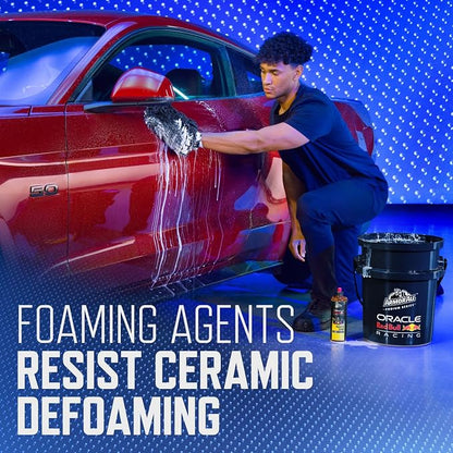 Armor All Podium Series Hybrid Ceramic Wash & Shine, 16 fl oz, 2-in-1 Car Wash and Wax Developed in Collaboration With Oracle Red Bull Racing