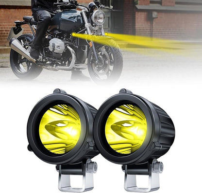 4WDKING 2" LED Round Light 20W Spot Driving Light Waterproof Off-Road Work Lamp for Motorcycle, ATV, UTV, Dirt Bike, 4x4 Pickup Truck, Boat, Trailer - Pack of 2