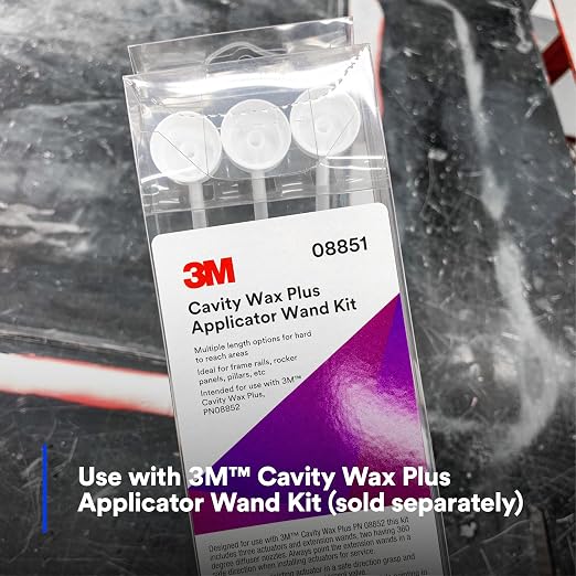 3M Cavity Wax Plus Aerosol Spray, 08852, 18 fl oz, Self-Healing, Corrosion Protection, Non-Hardening, Chipping, Peeling, Cracking